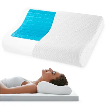 Ortopēdiskais spilvens 4Fizjo ERGO+ 50x30 cm ar dzesējošu gēlu