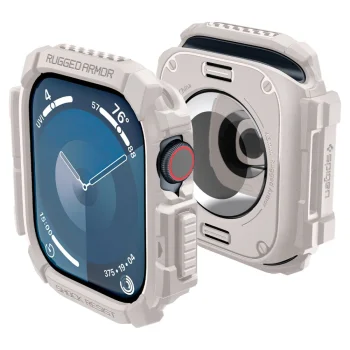 Spigen Rugged Armor aizsargmaciņš Apple Watch 10 46mm, bēšs