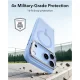 ESR Classic Hybrid Kickstand MagSafe vāciņš priekš iPhone 18 Pro / 17 Pro, matēts gaiši zils