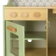 Bērnu Virtuve Rotaļu Koka Virtuves Iekārtas Komplekts ar Piederumiem, 86cm | Kids Toy Wooden Kitchen