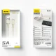 Dudao L7SL USB-A uz Lightning kabelis 5A, 1m, Bēšs