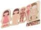 Koka attīstošā mīkla \"Montessori\" anatomija, ķermeņa daļu izpēte, meitene | Wooden educational puzzle...