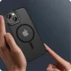 Tech-Protect iPhone 15 vāciņš MagMat 2 MagSafe, matēts melns