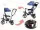 Bērnu Trīsriteņu Ratiņi Ritenis TRIKE FIX LITE, Zils | Kids Baby Bike Tricycle Stroller Buggy
