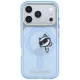 Karl Lagerfeld Peekaboo Logo MagSafe vāciņš priekš iPhone 18 Pro / 17 Pro, gaiši zils