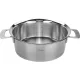 Fissler Phi Collection sautējamais katls ar stikla vāku 24 cm, 3.9 l