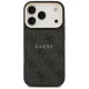 Guess 4G PU Classic Logo MagSafe vāciņš iPhone 17 Pro, melns
