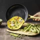 Pannu komplekts GreenPan Padova Reserve 20 cm un 26 cm, melns un zelta