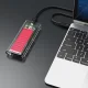 Orico TCM2-C3 M.2 NVMe uz USB-C 10Gb/s SSD diska ietvars, sarkans
