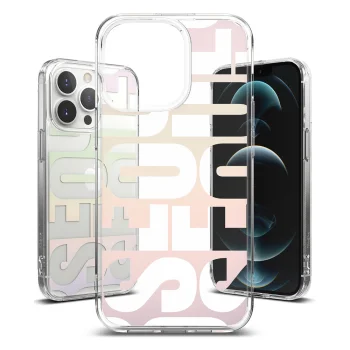 Apple iPhone 13 Pro Max 6.7'' Ringke Fusion Design PC Case with TPU Bumper, Transparent | Telefona Vāciņš Maciņš...
