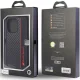 Audi Carbon Fiber Stripe vāciņš Apple iPhone 13 / 13 Pro melns