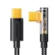 Joyroom S-CC100A6 USB-C - USB-C leņķa kabelis 100W, 1.2m, melns