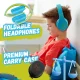 PowerLocus P2 Kids bezvadu austiņas bērniem, zilas/zaļas