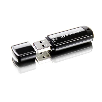 USB zibatmiņa Transcend JetFlash 350 4 GB USB 2.0, melna