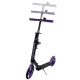 Saliekams bērnu skrejritenis Kruzzel Spidoo ar 200 mm riteņiem, melns/violets