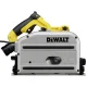 DeWalt DWS520KTR-QS iegremdējamā ripzāģa komplekts ar vadotni