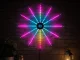 Viedā RGB LED salūta gaisma ar lietotni un tālvadības pulti, daudzkrāsaina