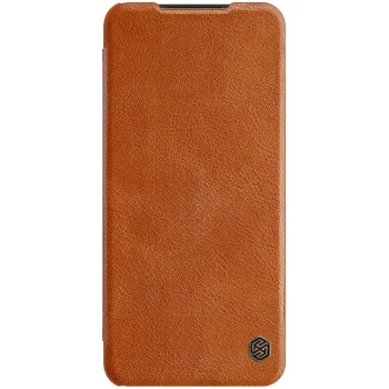 Samsung Galaxy A13 5G (SM-A136) Nillkin Qin Leather Book Case Cover, Brown | Telefona Maciņš Vāciņš Apvalks...