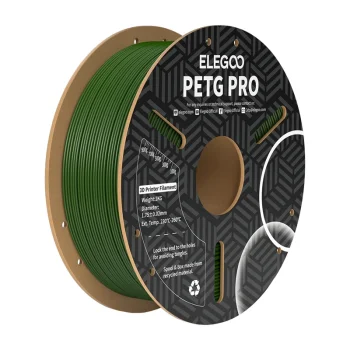 ELEGOO PETG Pro 3D printera kvēldiegs 1.75 mm 1 kg, olīvzaļš