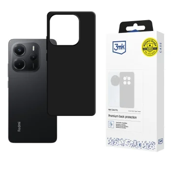 3mk Matt Case Pro vāciņš Xiaomi Redmi Note 14 5G - Matēti melns