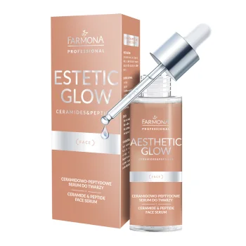 Farmona Aesthetic Glow keramīdu un peptīdu sejas serums, 30 ml