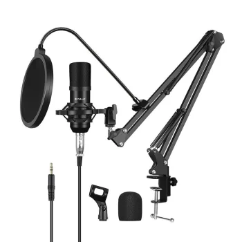 Puluz PU612B Studio Broadcast kondensatora mikrofons Melns