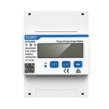 Trīsfāžu viedais skaitītājs Growatt TPM-C, 5A-80A
