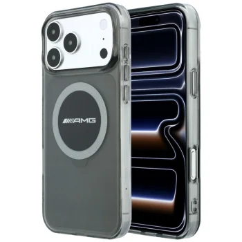 Mercedes AMG Bicolor Block MagSafe vāciņš iPhone 18 Pro Max / 17 Pro Max, melns