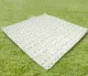 Bakalu piknika un pludmales sega 200x200 cm, lapu raksts