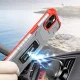iPhone 13 mini triecienizturīgs vāciņš Crystal Ring Case ar gredzenu, sarkans