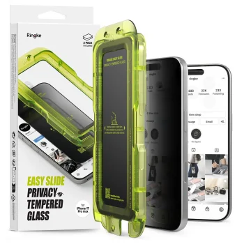 Privātuma aizsargstikls Ringke Easy Slide iPhone 17 Pro Max, 2 gab.