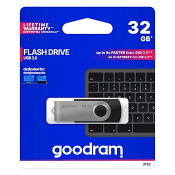 Goodram Twister 32GB USB 3.0 Zibatmiņa Melna