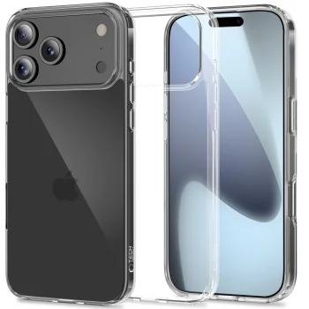 Tech-Protect iPhone 17 Pro Max vāciņš FlexAir Hybrid, caurspīdīgs