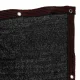 Balkona aizsargekrāns ar stiprinājumiem, PVC siets, 105x500 cm, UV aizsardzība, melna