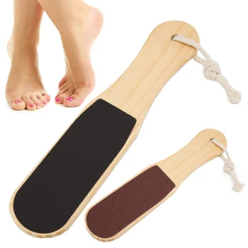 Divpusēja koka pēdu vīle / pumeks, 26 cm