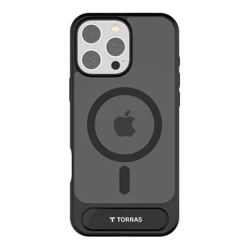Torras Pstand vāciņš priekš iPhone 16 Pro, melns