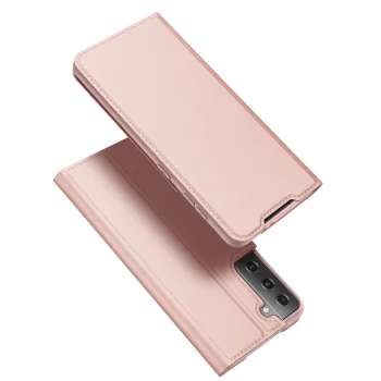 Samsung Galaxy S21+ Plus (SM-G996B) DUX DUCIS Magnetic Book Case Cover, Pink | Telefona Vāciņš Maciņš Apvalks...