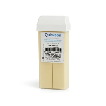 Quickepil depilācijas vasks rullītī Cinks un argāns, 110 g