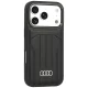 Audi Synthetic Leather MagSafe vāciņš priekš iPhone 18 Pro / 17 Pro, melns