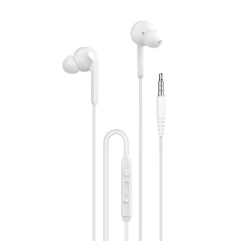 Dudao X3+ Vadu ieaušu austiņas, 3.5mm minijack, baltas