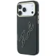 Karl Lagerfeld IML Big Signature vāciņš iPhone 18 Pro / 17 Pro, melns