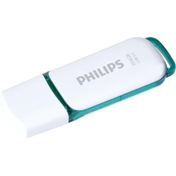 USB zibatmiņa Philips Snow Edition 256 GB USB 3.0, balta/zaļa