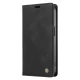 Xiaomi 15 YIKATU Leather Skin-Touch Magnetic Book Cover Case, Black | Telefona Vāciņš Maciņš Apvalks Grāmatiņa