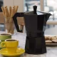 Espresso Kafijas Vārāmā Kanna 300ml - 6 Tases, Melna | Moka Pot Coffee Maker 6 Cup, Black