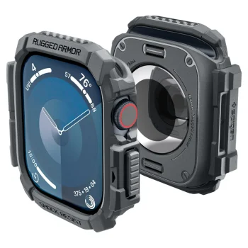 Spigen Rugged Armor aizsargmaciņš Apple Watch 10 (46mm) pelēks