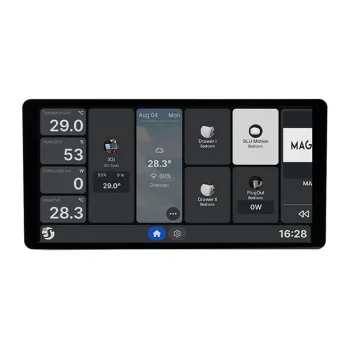 Viedās mājas vadības panelis 6.95" Shelly Wall Display X2i WiFi/BLU, melns