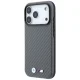 BMW M Carbon Metal Logo MagSafe vāciņš priekš iPhone 17 Pro / 18 Pro, pelēks