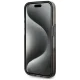 Karl Lagerfeld Liquide Glitter Monogram Gradient vāciņš iPhone 15 Pro Max 6.7\", melns