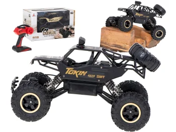 Ikonka Rock Crawler 1:12 4WD tālvadības apvidus auto, melns