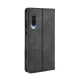 Xiaomi Mi 9 Lite / CC9 / CC9mt Vintage Style Magnetic Leather Wallet Case Cover, Black | Telefona Vāciņš Maciņš...